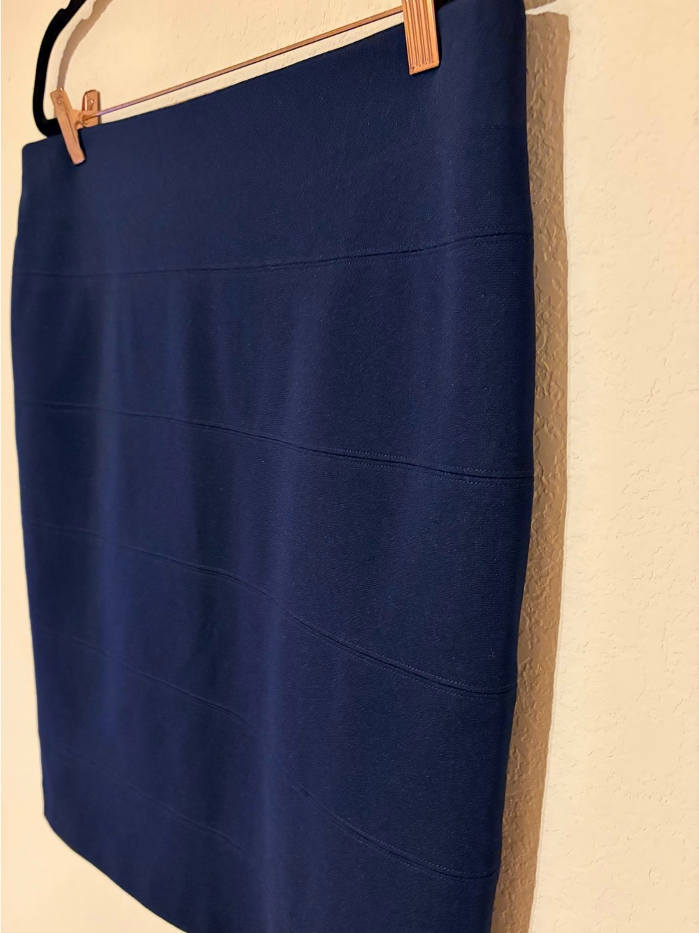 Alfani Navy Blue Bandage Pencil Skirt